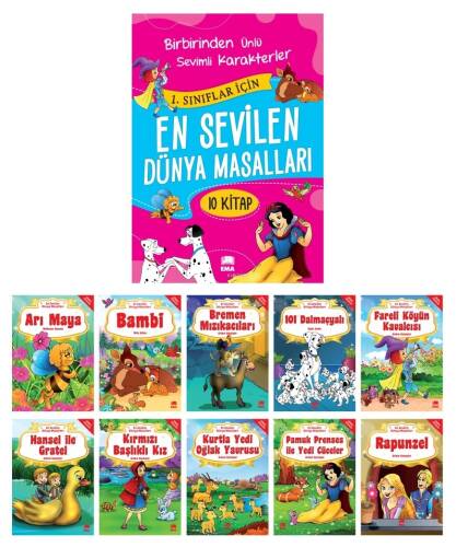 En Sevilen Dünya Masalları (10 Kitap Takım Büyük Boy) - 1