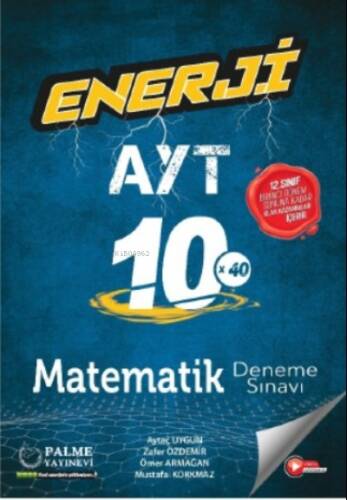 Enerji AYT Matematik 10 Deneme Sınavı; (12.Sınıf 1.Dönem Konularını İçerir.) - 1