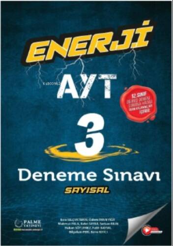 Enerji AYT Sayısal 3 Deneme Sınavı - 1