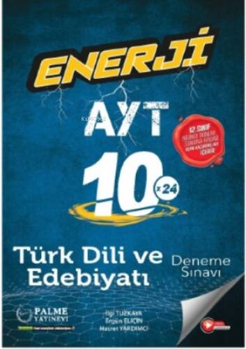 Enerji AYT Türk Dili Ve Edebiyatı 10 Deneme Sınavı ;(2.Sınıf 1.Dönem Konularını İçerir.) - 1