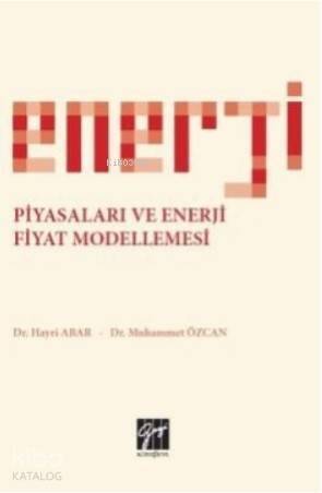 Enerji Piyasaları ve Enerji Fiyat Modellemesi - 1