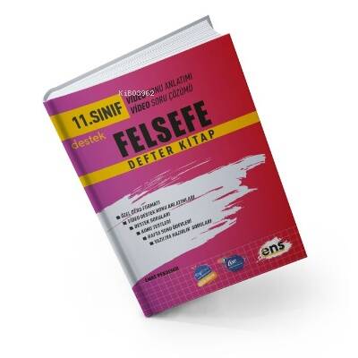 Ens 11.Sınıf Defter Kitap Felsefe - 2023 - 1