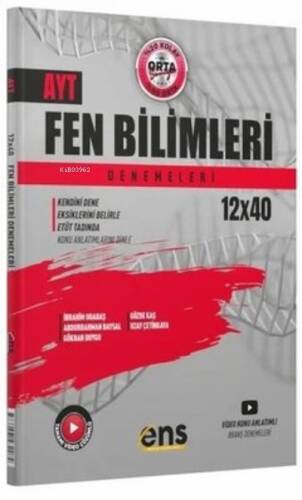 Ens Destek Yks Ayt Deneme 12*40 Fen Bilm. - 2022 - 1