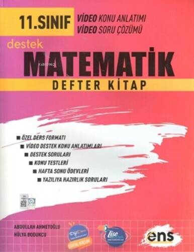 ENS Yayıncılık 11. Sınıf Matematik Defter Kitap - 1