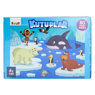 Eolo 60 Parça Puzzle - Kutuplar - 1