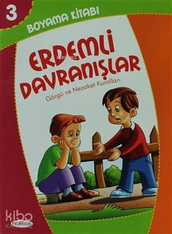 Erdemli Davranışlar-Boyama Kitabı 3; Görgü ve Nezaket Kuralları (Pastel Boya Hediyeli) - 1