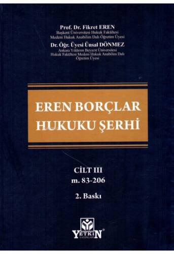 Eren Borçlar Hukuku Şerhin - 1