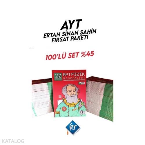 Ertan Sinan Şahin Yayınları AYT Fizik Denemeleri Ertan Sinan Şahin (20 Deneme) 100'lü - 1