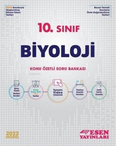 Esen 10.Sınıf Biyoloji Konu Özetli Soru Bankası - 1