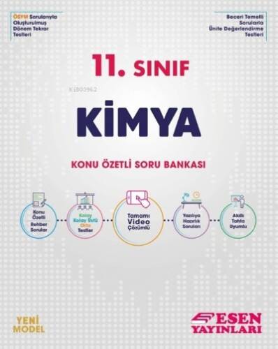 Esen 11.Sınıf Kimya Konu Özetli Soru Bankası - 1