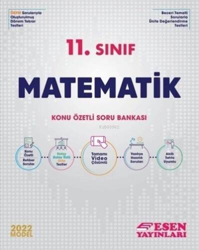 Esen 11.Sınıf Matematik Konu Özetli Soru Bankası - 1