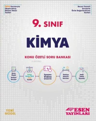 Esen 9.Sınıf Kimya Konu Özetli Soru Bankası - 1