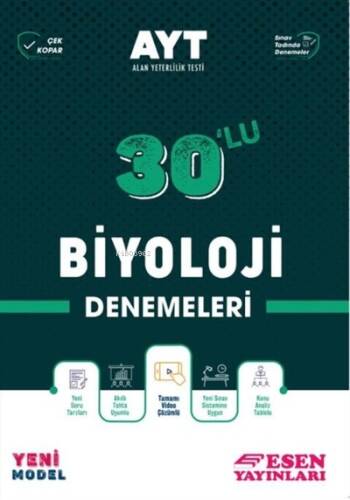 Esen Ayt 30'Lu Biyoloji Denemeleri - 1