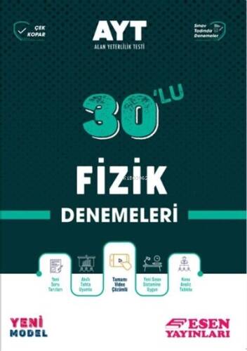 Esen Ayt 30'Lu Fizik Denemeleri - 1