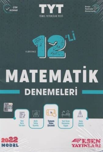 Esen Tyt 12' Li Matematik Denemeleri - 1