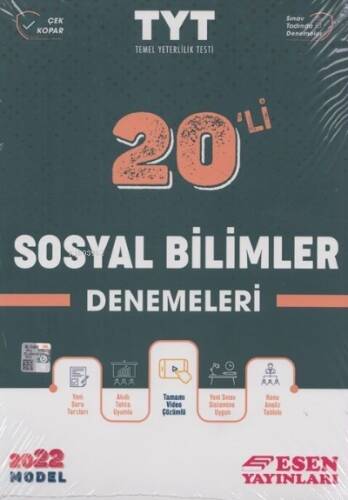 Esen Tyt 20' Li Sosyal Bilimler Denemeleri - 1