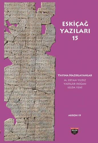 Eskiçağ Yazıları 15 - 1