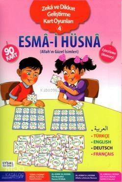 Esma-i Hüsna - Zeka ve Dikkat Geliştirme Kart Oyunları 4; Allah'ın Güzel İsimleri (5 Dilde) - 1