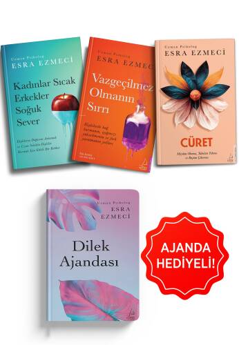 Esra Ezmeci İlişkiler Seti 3 Kitap ;Dilek Ajanda Hediyeli - 1