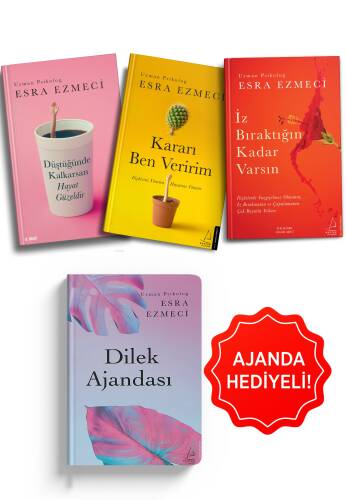 Esra Ezmeci Psikoloji Seti 3 Kitap ;Dilek Ajanda Hediyeli - 1