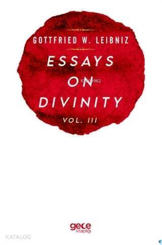 Essays On Divinity Vol. 3 - 1