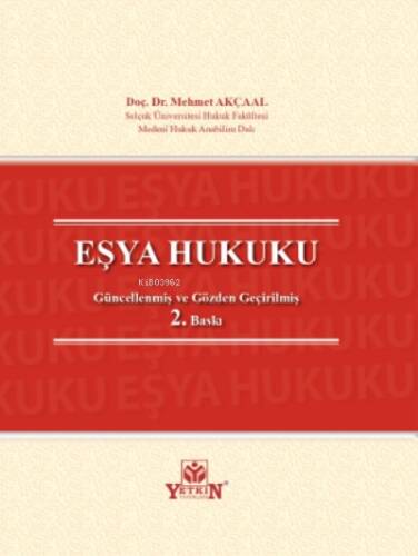 Eşya Hukuku - 1