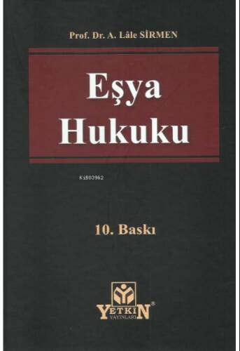 Eşya Hukuku - 1