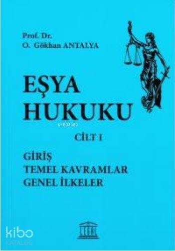 Eşya Hukuku - Giriş, Temel Kavramlar, Genel İlkeler - Cilt I - 1