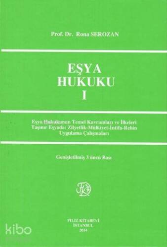 Eşya Hukuku I - 1