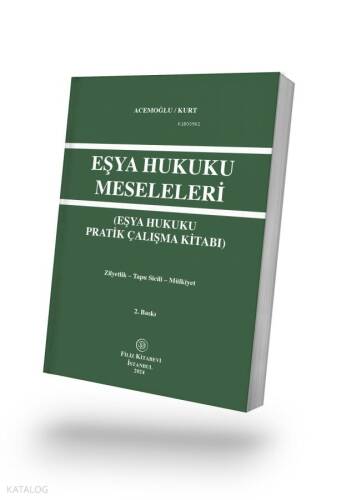 Eşya Hukuku Meseleleri - 1