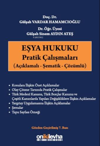 Eşya Hukuku Pratik Çalışmaları - 1