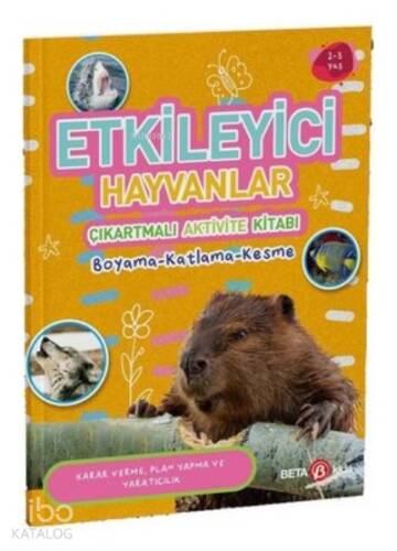 Etkileyici Hayvanlar - Çıkartmalı Aktivite Kitabı - 1