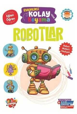 Etkinlikli Kolay Boyama - Robotlar - 1