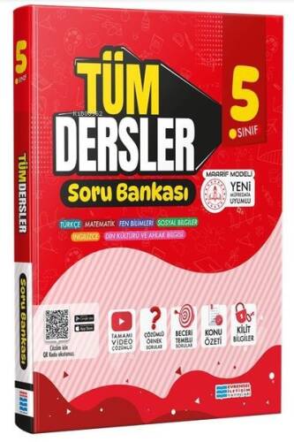 Evrensel İletişim Yayınları 5. Sınıf Tüm Dersler Soru Bankası - 1