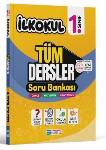 Evrensel İletişim Yayınları İlkokul 1. Sınıf Tüm Dersler Soru Bankası - 1