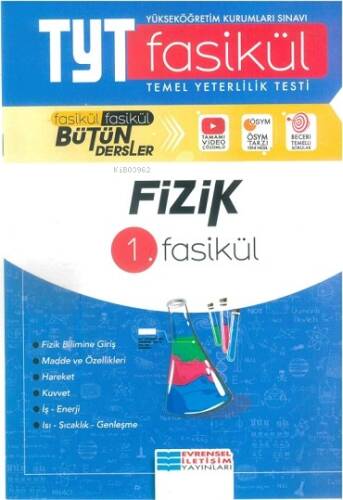 Evrensel İletişim Yayınları Tyt Fizik 1. Fasikül - 1