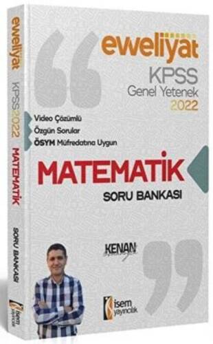 EVVELİYAT LİSANS MATEMATİK SORU BANKASI - 1