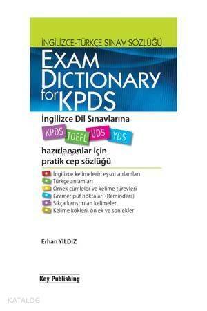 Exam Dictionary For Kids; İngilizce - Türkçe Dil Sınavlarına Hazırlnanlar İçin Pratik Cep Sözlüğü - 1