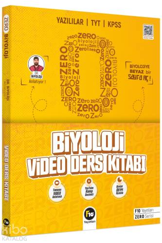 F10 Yayınları Dr. Biyoloji Barış Hoca Zero Serisi Biyoloji Video Ders Kitabı - 1