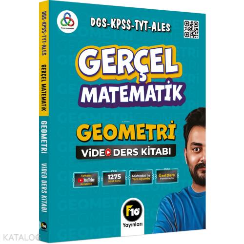 F10 Yayınları Gerçel Matematik DGS KPSS TYT ALES Geometri Video Ders Kitabı - 1