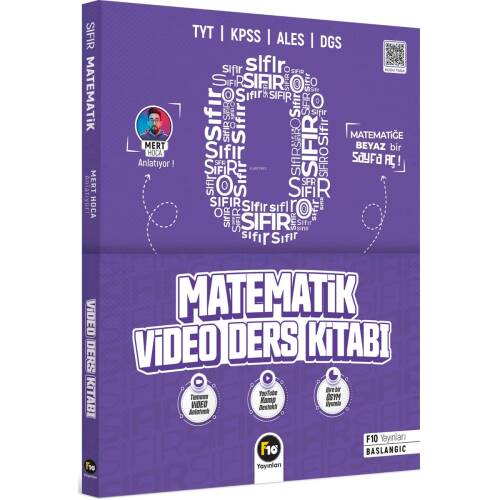 F10 Yayınları Mert Hoca ile Sıfırdan Matematik Video Ders Kitabı - 1