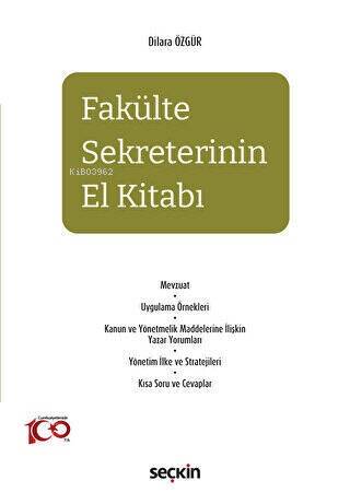 Fakülte Sekreterinin El Kitabı - 1