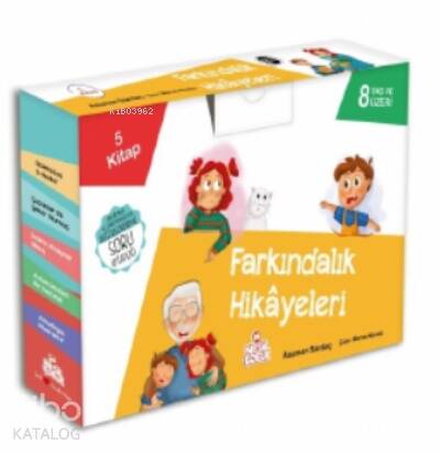 Farkındalık Hikâyeleri;1) Disleksi mi O da Ne? 2) Çocuklar da Şeker Olurmuş 3) Dedem Alzaymır Olmuş 4) Astım Denilen Bir Hastalık 5) Arkadaşım Hiperaktif - 1