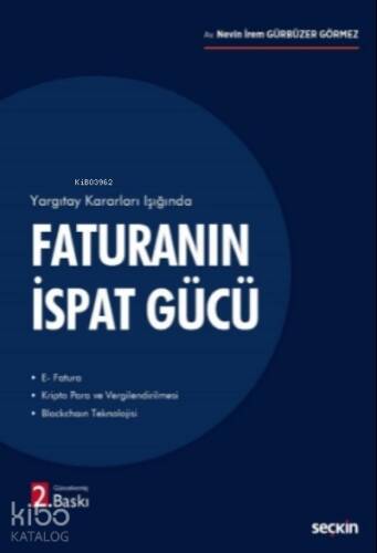 Faturanın İspat Gücü - 1