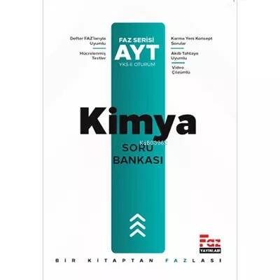 Faz Yayınları AYT Kimya Soru Bankası - 1