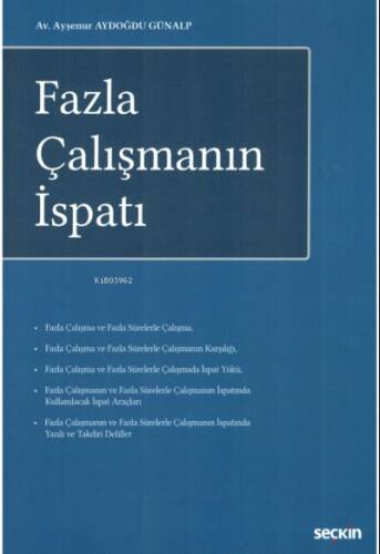 Fazla Çalışmanın İspatı - 1