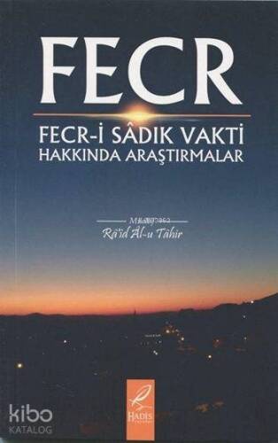 Fecr-i Sâdık Vakti Hakkında Araştırmalar - 1