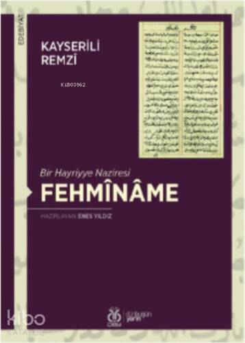 Fehmînâme;Bir Hayriyye Naziresi - 1