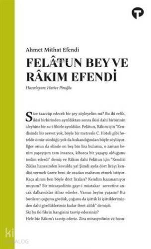 Felatun Bey ve Rakım Efendi - 1