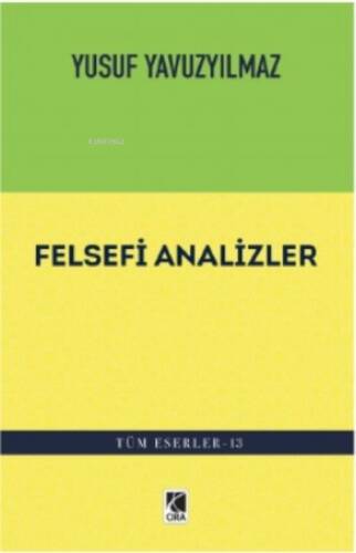 Felsefi Analizler - 1